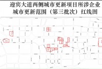 迎宾大道两侧城市更新项目所涉企业城市更新范围