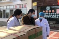 赣州经开区一药企向市第五人民医院捐赠抗疫药品