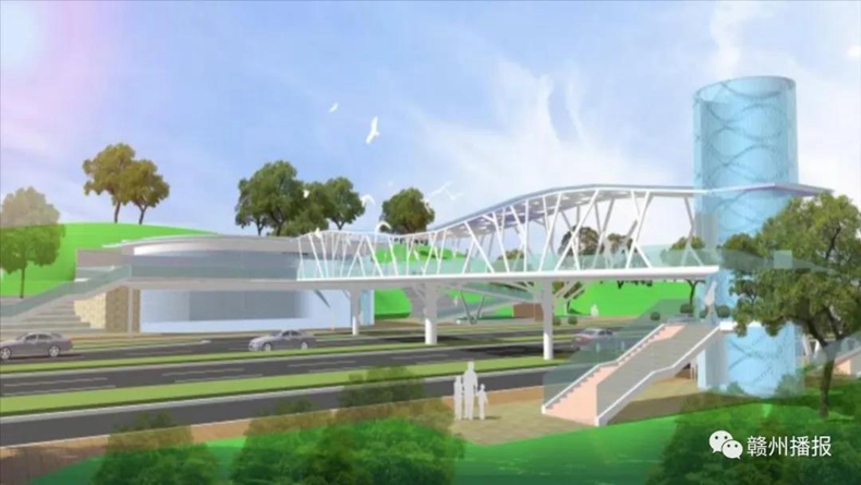 赣州中心城区首座天桥要来了！在这里！