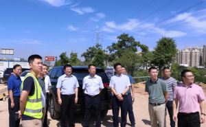 副市长张逸调研赣州南收费站升级改造项目建设工作