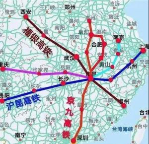 赣深高铁和安九高铁同时通车，江西任督二脉全部打通