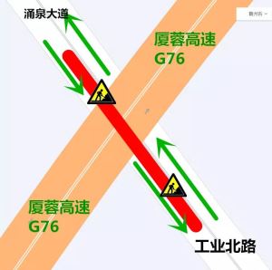 注意！赣州经开区工业北路与涌泉大道部分路段已封闭施工