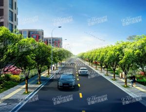 赣州新能源科技城唐章路(谷山路-唐龙大道)工程规划批前公示牌