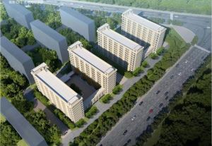 赣州职业技术学院扩容项目C11学生宿舍楼主体封顶