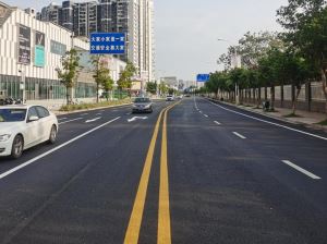 滨江大道（华坚南路-黄金大桥桥底）完成道路改造顺利通车
