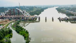 航拍！“提篮拱”设计！赣州又一座跨江大桥来了！