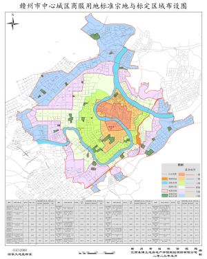 赣州市中心城区标定地价成果公布！