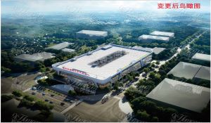 赣州新能源汽车交易中心建设项目规划调整批前公示牌