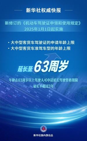 新修订的《机动车驾驶证申领和使用规定》发布