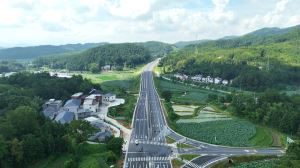 206国道石城段改扩建工程全线贯通
